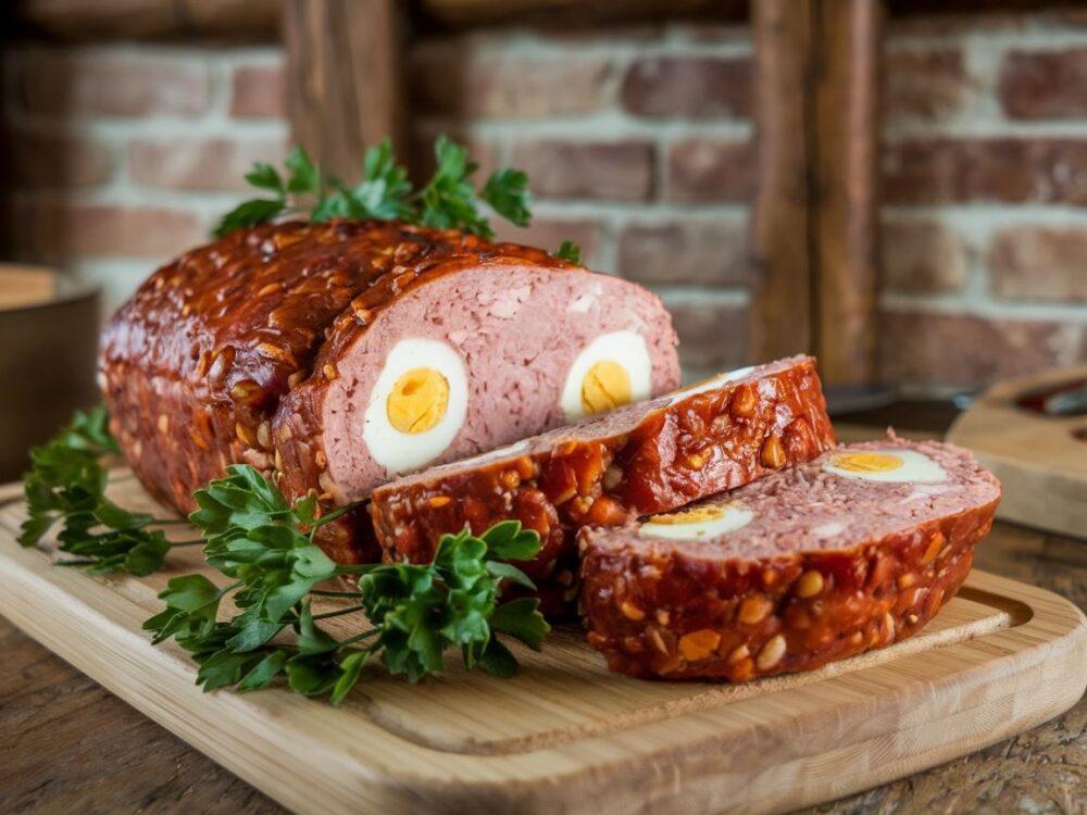 pokrojona pieczeń rzymska