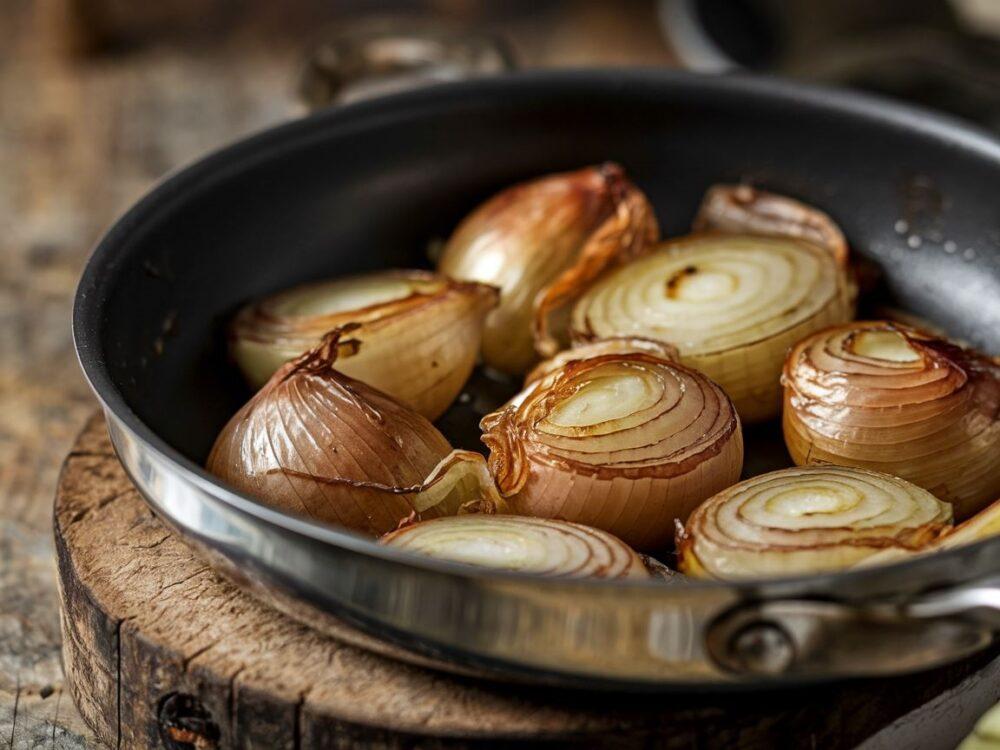 złocista cebula smażona